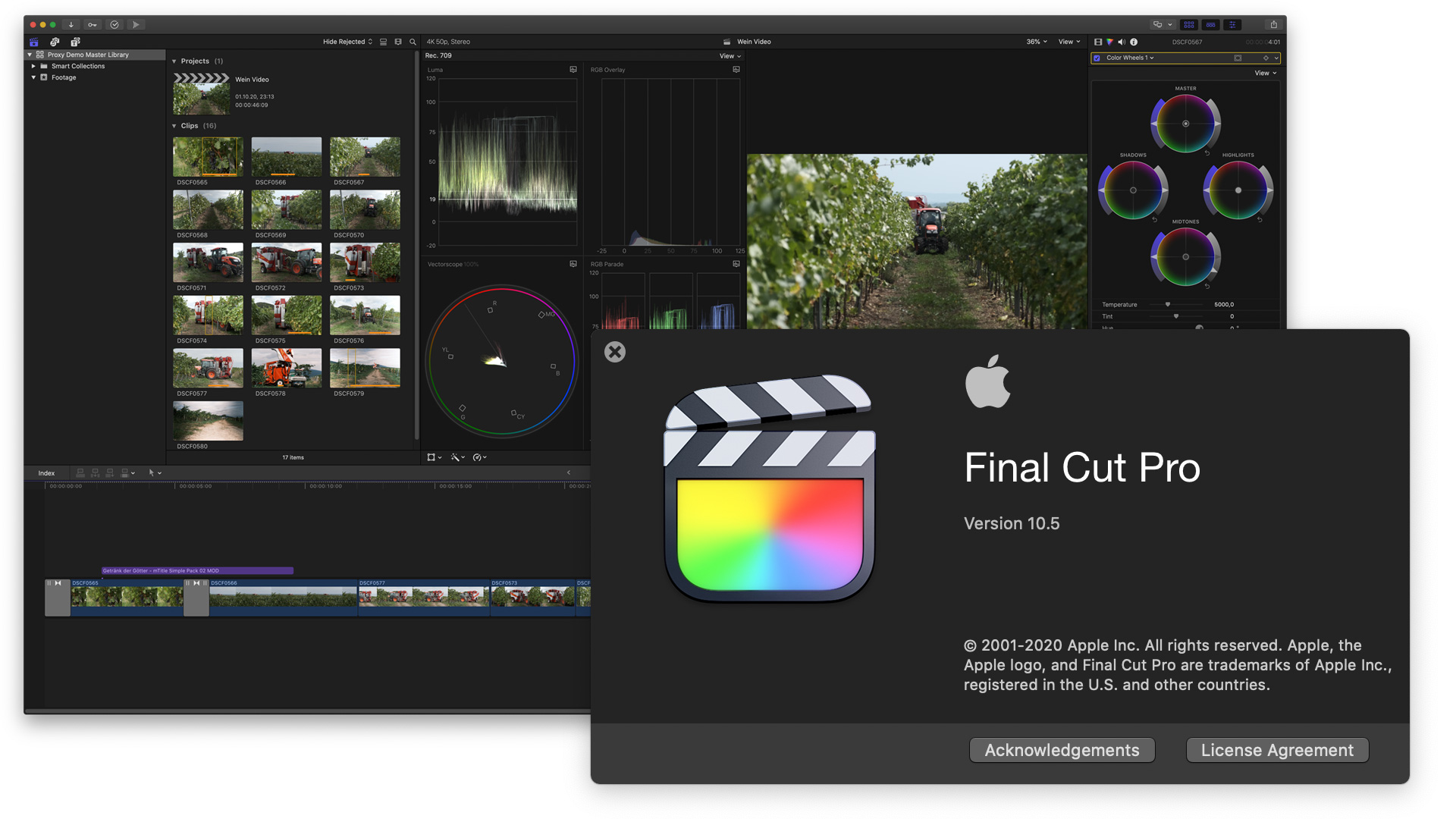 video editing software for mac os x 10.5